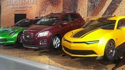 Модельный ряд Chevrolet для фильма Трансформеры