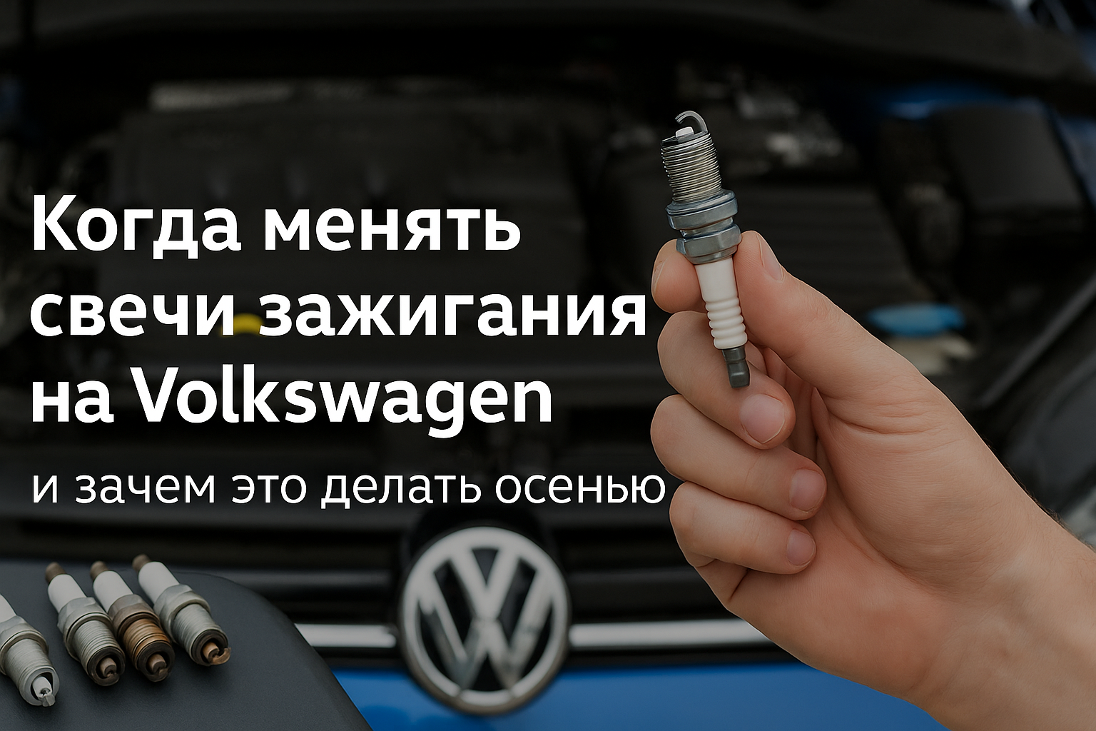 Когда менять свечи зажигания на Volkswagen и зачем это делать осенью