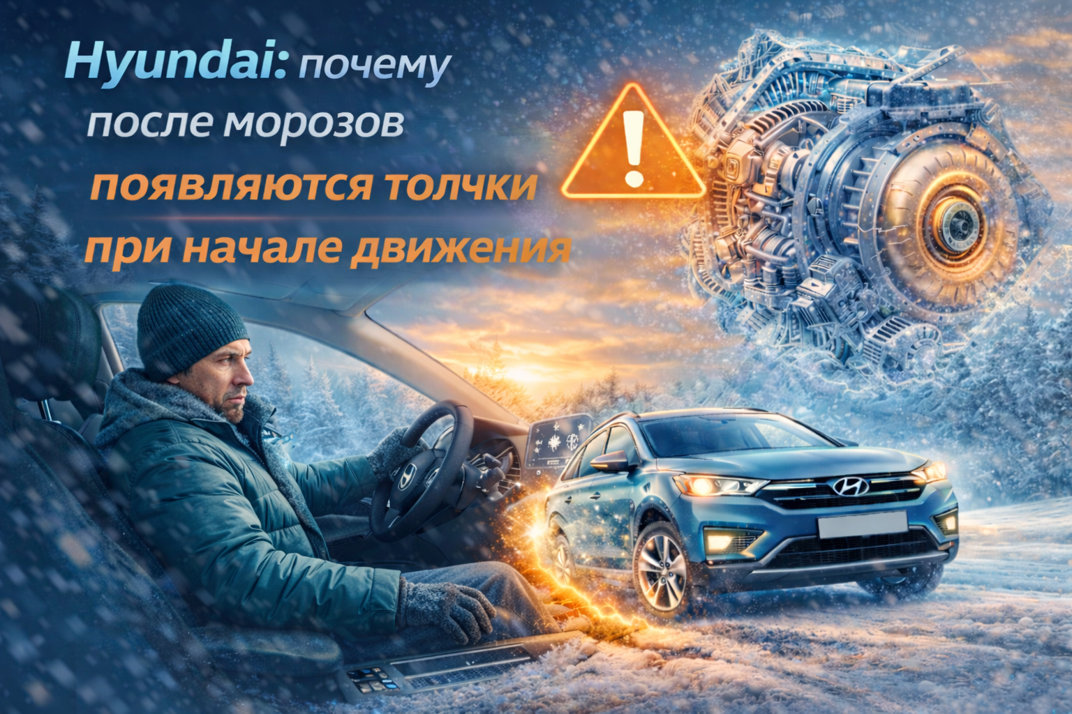 Hyundai: почему после морозов появляются толчки при начале движения