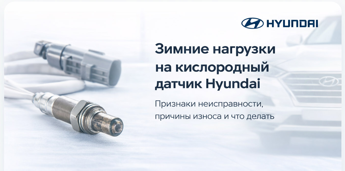 Hyundai: влияние холодов на ресурс кислородного датчика